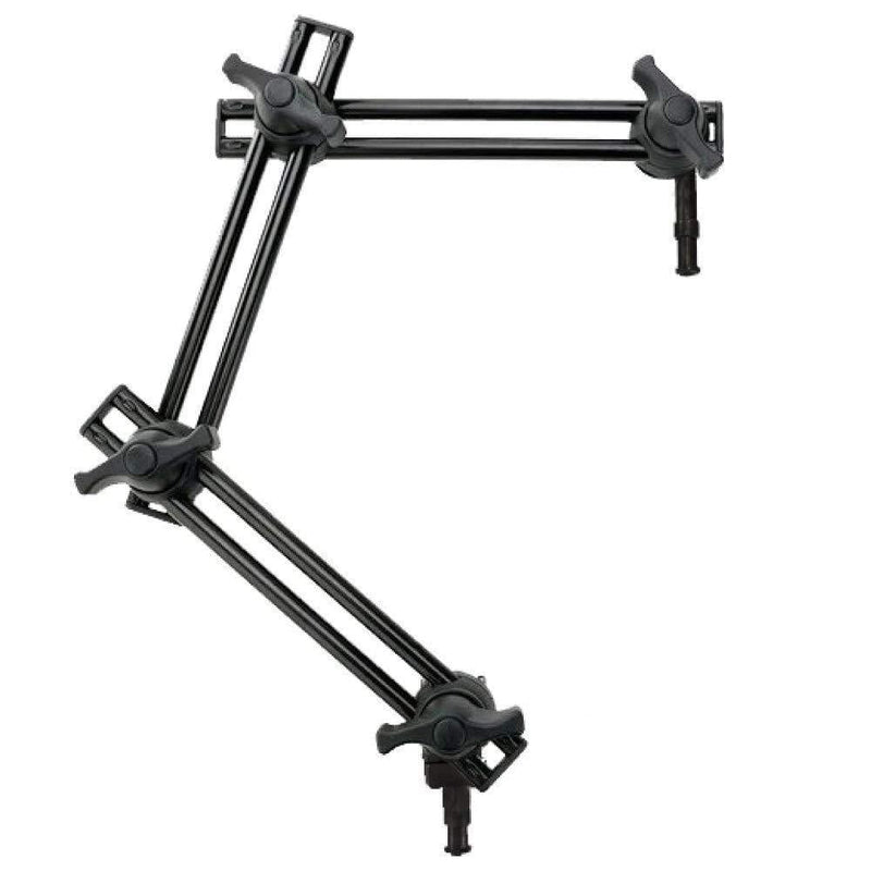 Fotoconic 3 Section Double Articulated Arm Without Camera Bracket, Compatible with Super Clamp, Angle Adjustable, 5/8" Stud with 3/8" Screw Thread Hole