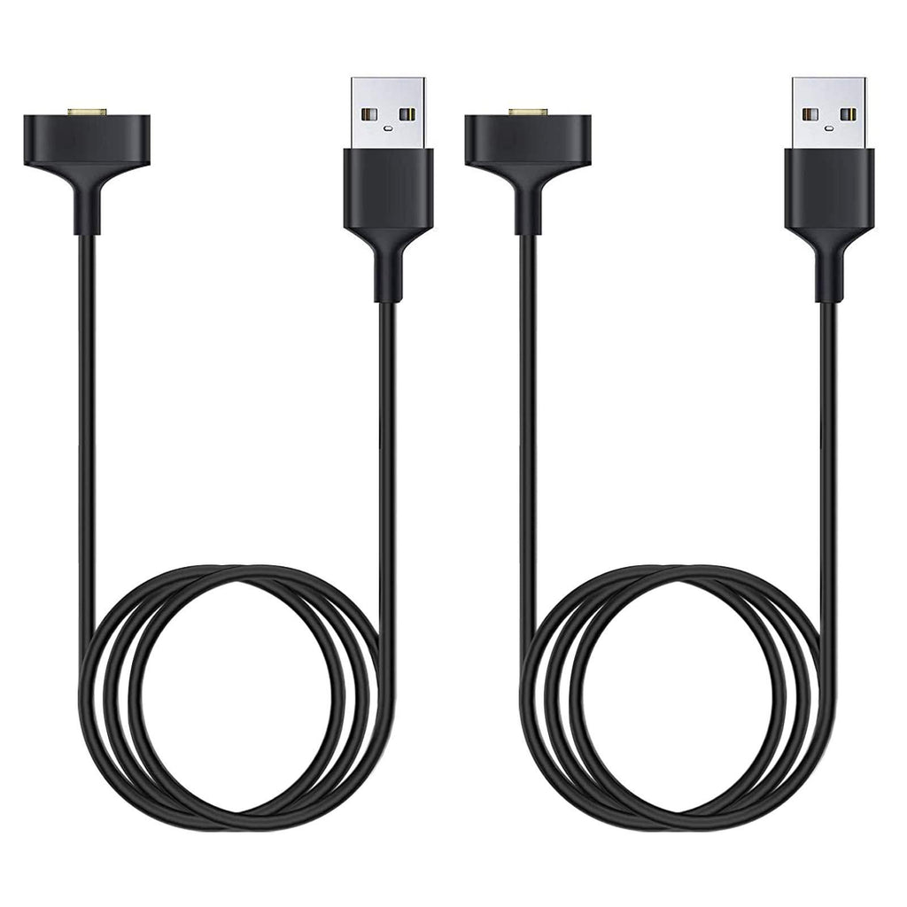 CAVN 2-Pack Charger Cable Compatible with Fitbit Ionic Smart Watch, 3 FT Replacement USB Charging Cable Cord Accessories