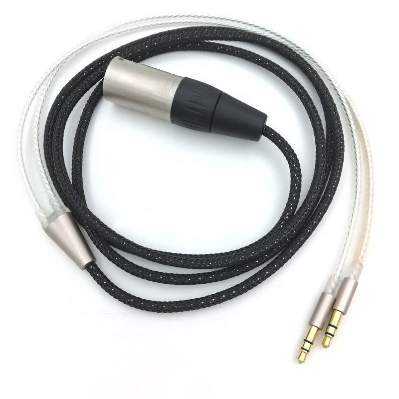 [AUSTRALIA] - Sukira HiFi Cable for Beyerdynamic T1 2nd / T5p Second Generation Headphones Balance Line (4-pin XLR Male) Upgrade Cable, Silver Plated Wire 3m/9.9ft 