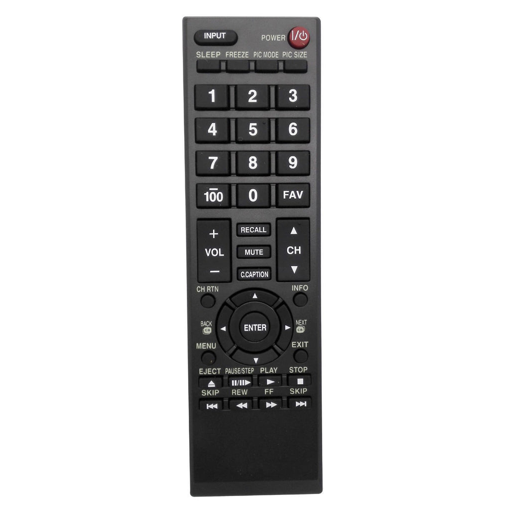 Replacement Remote Control for Toshiba 23L1350U 29L1350U 40L2200U 50L2200U 55TL515U LCD HDTV