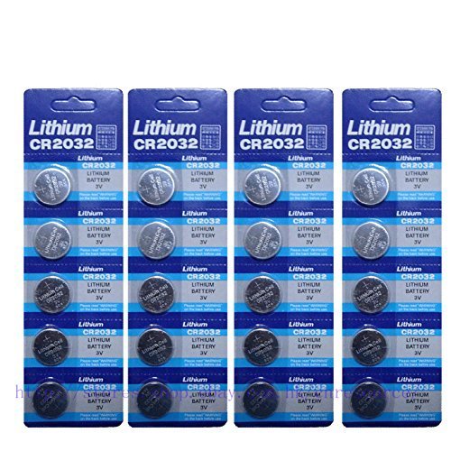 [AUSTRALIA] - Generic Cr2032 Br2032 2032 3V Lithium Batteries 20 Pcs 4 Cards FBA 