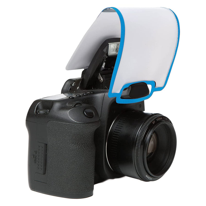 LumiQuest Soft Screen, Flash Diffuser & Light Softener, Universal Classic Design for Digital SLR Cameras, Neon Blue