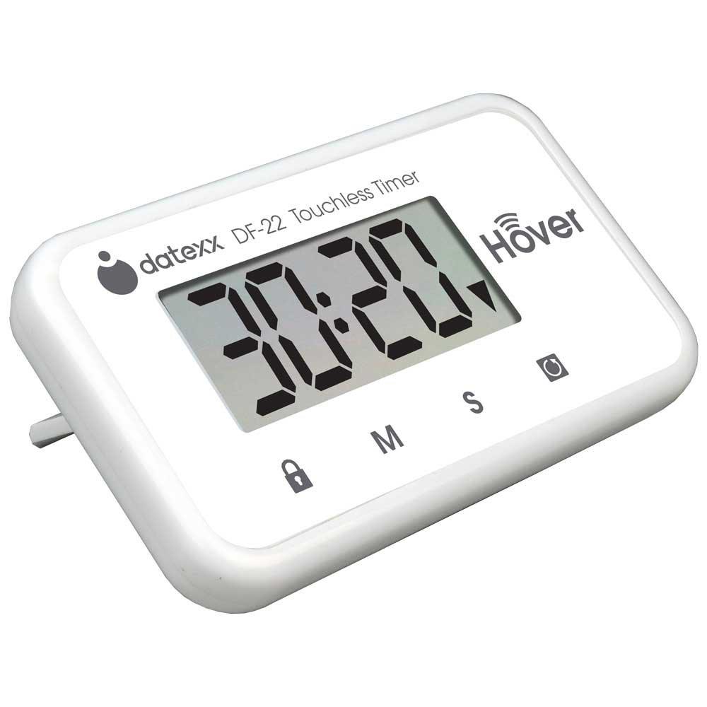 Datexx Hover Kitchen Timer - Touchless Digital Countdown Timer, Hands-Free Control, White