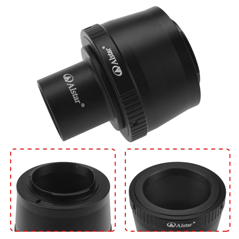 Alstar T T2 Lens to Fuji FX Mount Camera Adapter and M42 to 1.25" Telescope Adapter (T-Mount) - Universal Screw in for X-T1 X-A1 X-E2 X-M1 X-E1 X-PRO1