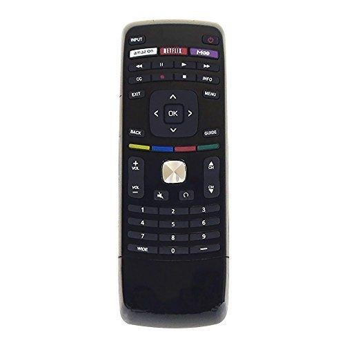 Nettech Universal TV Remote XRT-112 for Almost All Vizio LED LCD Smart TV E Series TV Smart Internet Apps with Amazon, Netflix & M-GO Keys with Learning Function