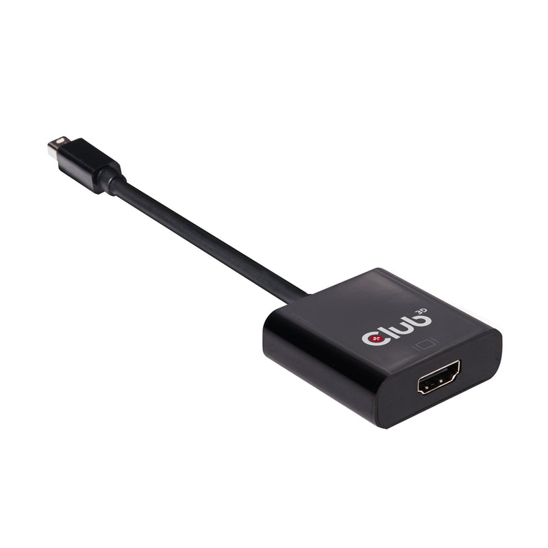Club 3D, CAC-2170, Active Mini DisplayPort to HDMI 2.0 Adapter (Supports displays up to 4K / UHD / 3840x2160@60Hz) HDMI 2.0 Poly bag
