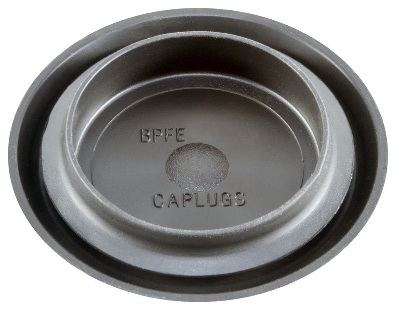 Caplugs ZBPFE-31MMQ1 Plastic Ergonomic Button Plug with Flush Type Heads. BPFE-31MM, TEO, Hole Size 1.201-1.260" Metal Thickness .031-.079", Black (Pack of 50)