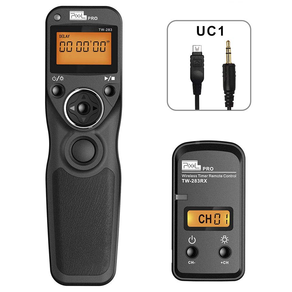 Pixel Wireless Shutter Remote TW-283 UC1 Remote Control Shutter Release Compatible for Olympus SP-590 570 565 560 550 E-30 E-600 E-520 E-510 E-450 E-420 E-P2 E-P1 E-620 TW-283UC1 Compatible for Olympus