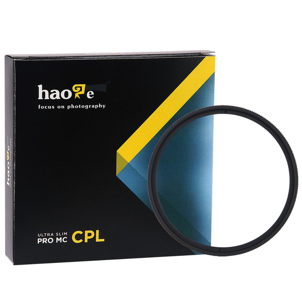 Haoge 77mm MC CPL Multicoated Circular Polarizer Polarizing Lens Filter for Canon 70-200mm f/2.8L, 17-40mm f4L, 100-400mm f/4.5-5.6L, 24-105mm f/3.5-5.6, 24-105mm f/4L is, 24-70mm f/4L Lens