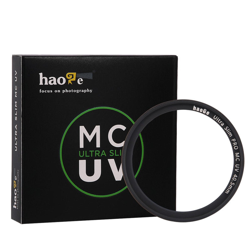 Haoge 40.5mm Ultra Slim MC UV Protection Multicoated Ultraviolet Lens Filter for Sony Alpha a6500 a6300 a6000 a5000 a5100 NEX 5 6 Mirrorless Camera SLR with 16-50mm SELP1650 Lens