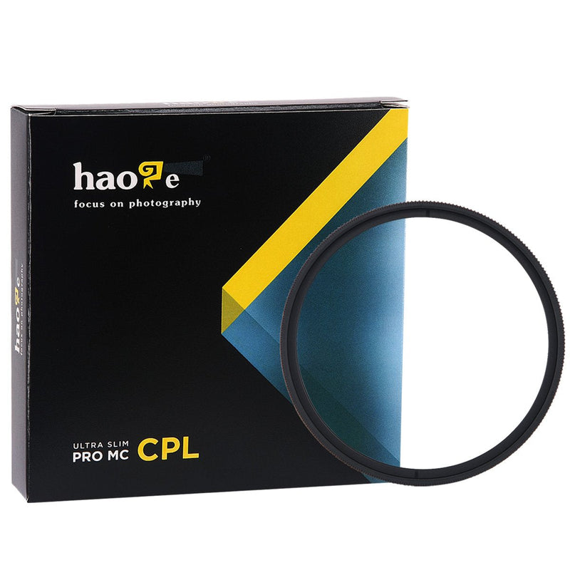Haoge 52mm MC CPL Circular Polarizer Polarizing Lens Filter for Nikon Nikkor AF 50mm F1.4D, 50MM F1.8D, 35mm F2D, 28mm f2.8D, 35mm F1.8G, 40mm F2.8G Lens