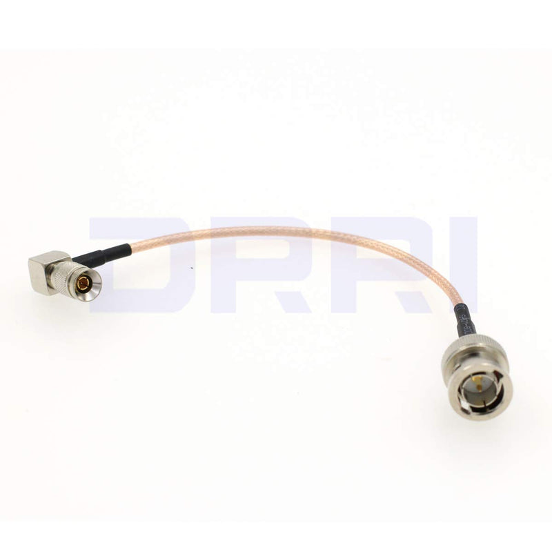 DRRI 75 ohm RG179 HD SDI Coaxial Cable DIN 1.0/2.3 to BNC Male for Blackmagic Video Assist/SSD Shuttle/BMD Devices (15CM)