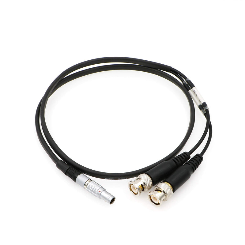 Uonecn Sound Devices XL-LB2 Timecode Input Output Cable 5 Pin Male to BNC Straight 5 Pin to BNC