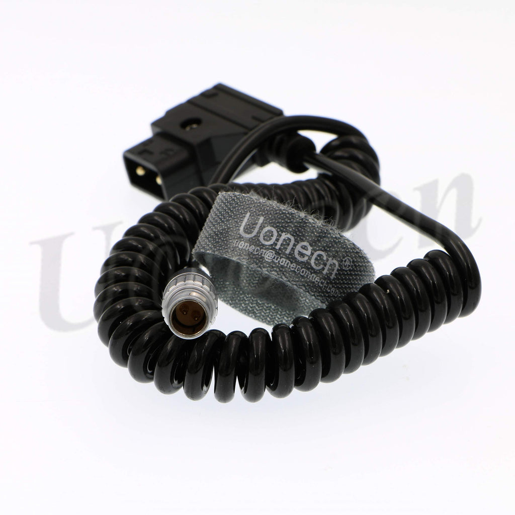 Uonecn Anton Bauer Teradek Bond Power Cable Dtap to 0B 2 pin Plug Spring Cable Spring cable straight 2 pin male to Dtap