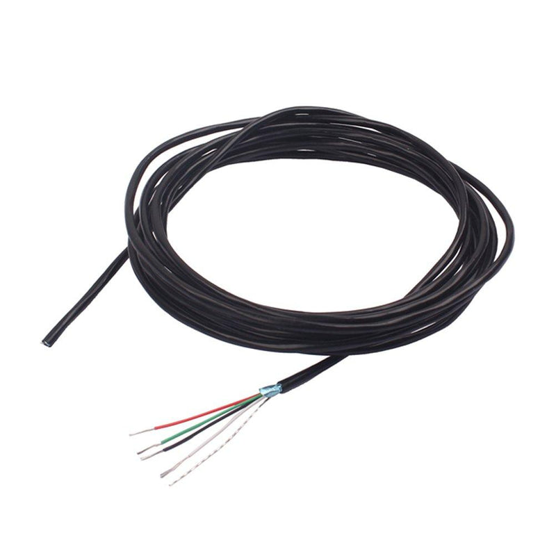 ROSENICE 4-Conductor Shielded Wire Guitar Circuit Wiring Hookup Wire Pickup Cable