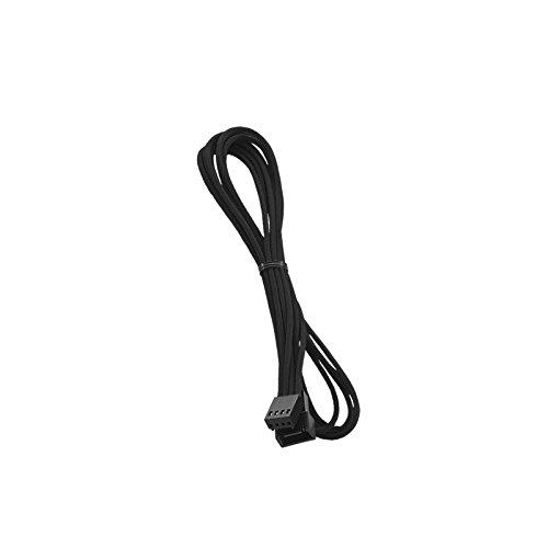 CableMod ModFlex Sleeved 4-pin Fan Cable Extension (Black, 60cm) 60 CM BLACK