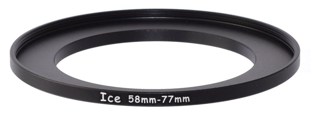 ICE 58mm to 77mm Step Up Ring Filter/Lens Adapter 58 male 77 female Stepping