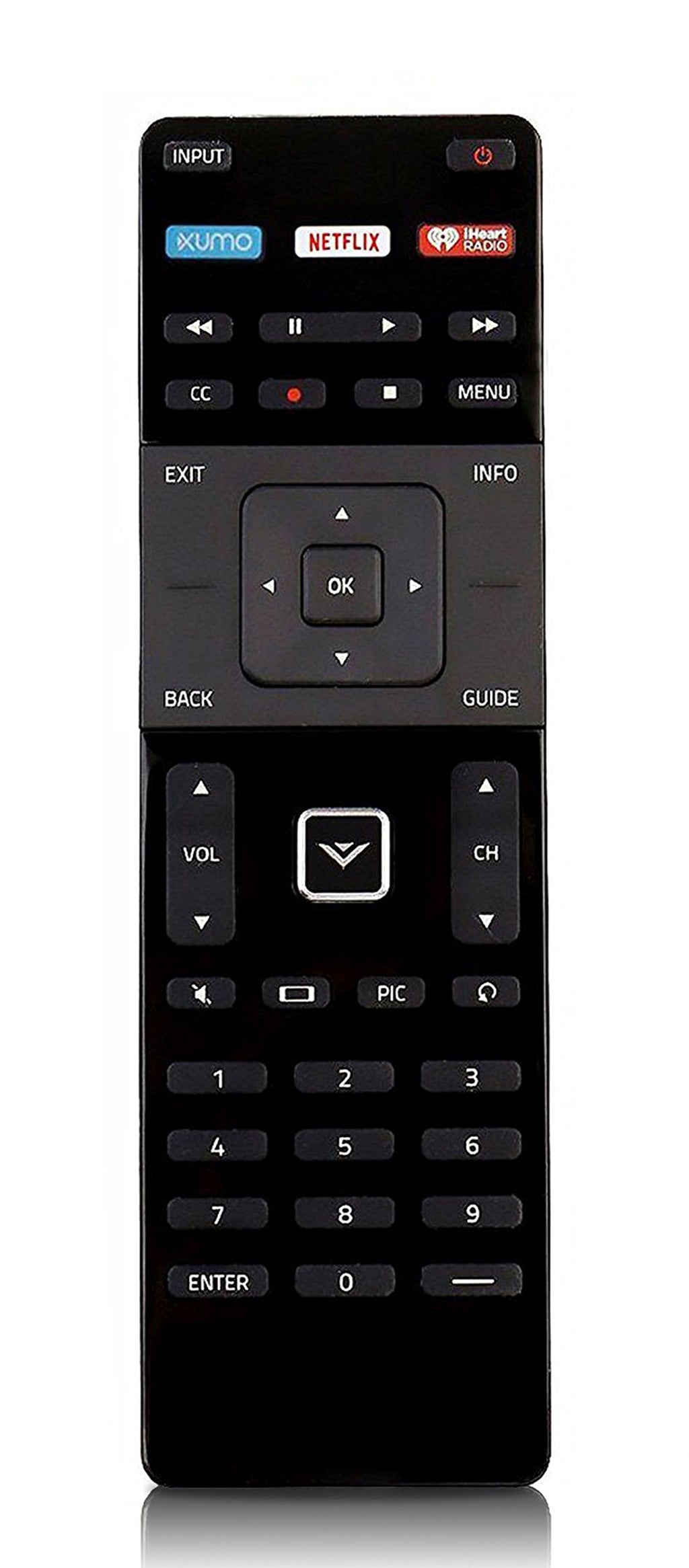 New XRT122 XUMO Remote Control fit for Vizio LED LCD Smart Internet TV D24D1 D24-D1 D24HE1 D24H-E1 D28HD1 D28H-D1 D32D1 D32-D1 D32FE1 D32F-E1 D32HD1 D32H-D1 D32XD1 D32X-D1 D39FE1 D39F-E1 D39HD0