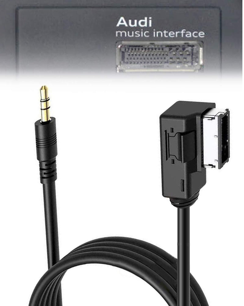 AMI/MMI AUX Cable - MDI to AUX, MMI to AUX, AMI Adapter for Audi AUX Cord, Compatible with Audi Music Interface Volkswagen Media-in Socket - 6 Foot Extra Long
