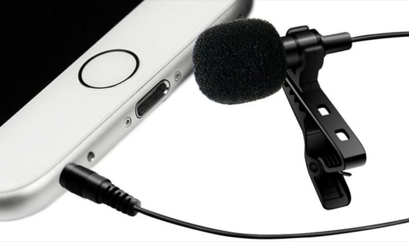 [AUSTRALIA] - PROFFESIONAL LAVALIER LAPEL CONDENSER MICROPHONE OMNIDIRECTIONAL MIC WITH EASY CLIP SYSTEM for IPHONE/IPAD/ANDROID/COMPUTER PERFECT FOR RECORDING YOUTUBE/PODCAST/VOICE NOTES 