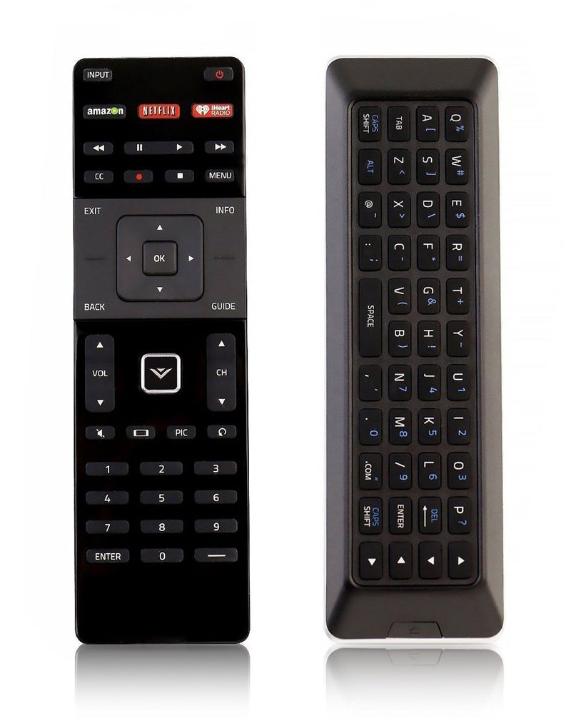 New XRT500 LED Remote Control with Keyboard fit for VIZIO TV M422I-B1 M492I-B2 M502I-B1 M552I-B2 M602I-B3 M652I-B2 M702I-B3 P502UI-B1 P502UI-B1E P552UI-B2 P602UI-B3 P652UI-B2 P702UI-B3 (Bk: 500-1)