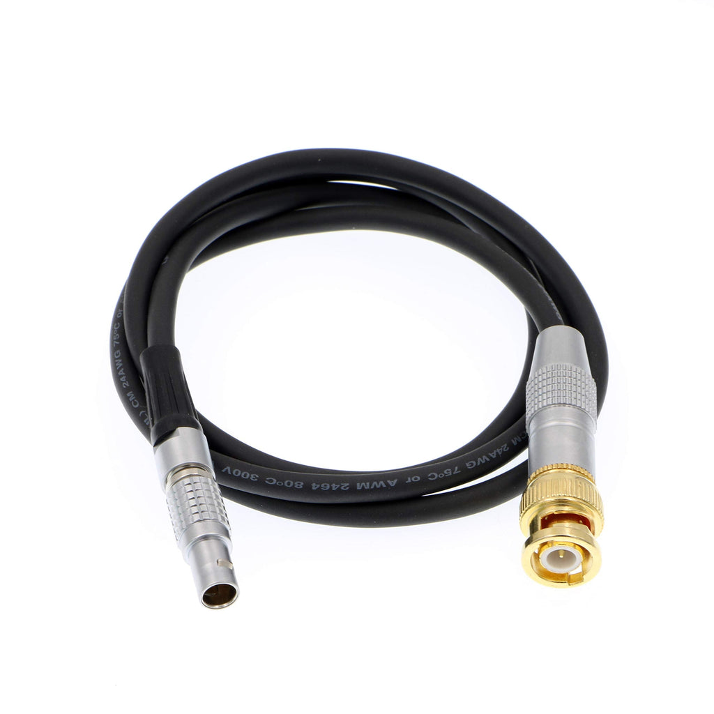 Uonecn Time Code TC Cable BNC Male to 0B 5 Pin Plug Cable for ARRI Alexa Sound Devices