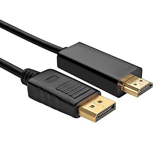 Phoneix 6FT 1.8m DisplayPort Display Port DP to HDMI Male M/M PC Audio Video HDTV Cable Adapter