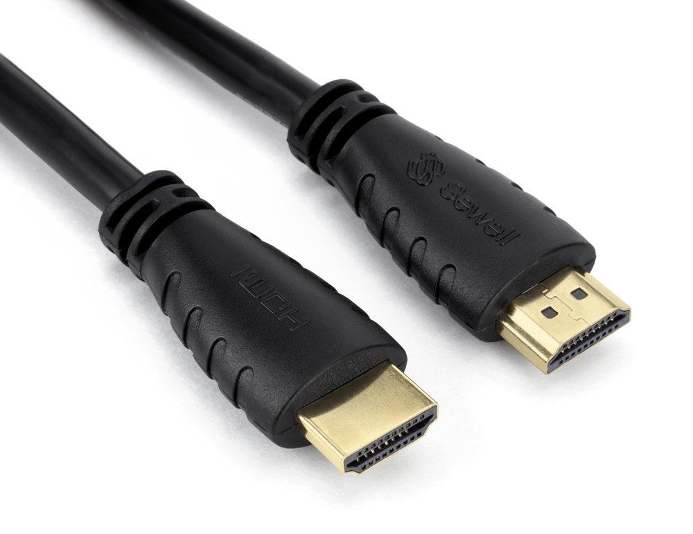 Silverback S4 HDMI Cable, 30 ft. 4K 60Hz 4:4:4, 1080p 120Hz, 18 Gbps, HDMI 2.0, HEC, ARC, 3D, Gold-Plated 4k HDMI