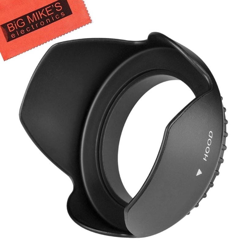 62mm Tulip Flower Lens Hood for Panasonic DMC-FZ1000 4K Point and Shoot Camera