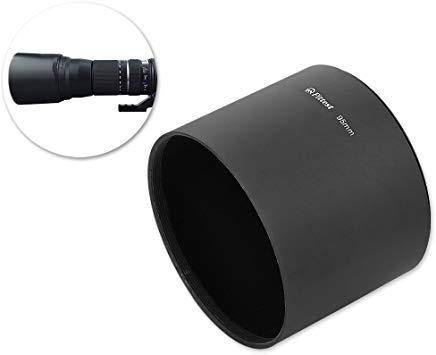DS. DISTINCTIVE STYLE 78mm x 95mm Screw in Metal Lens Hood for Mirror Tele Reflex Camera Lens with 95mm Filter Thread