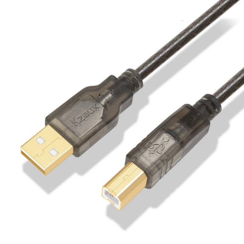 Printer Cable USB Printer Scanner Cable 10ft High Speed USB 2.0 A Male to B Male Cord for HP, Canon, Epson, Dell, Samsung etc 10 FT