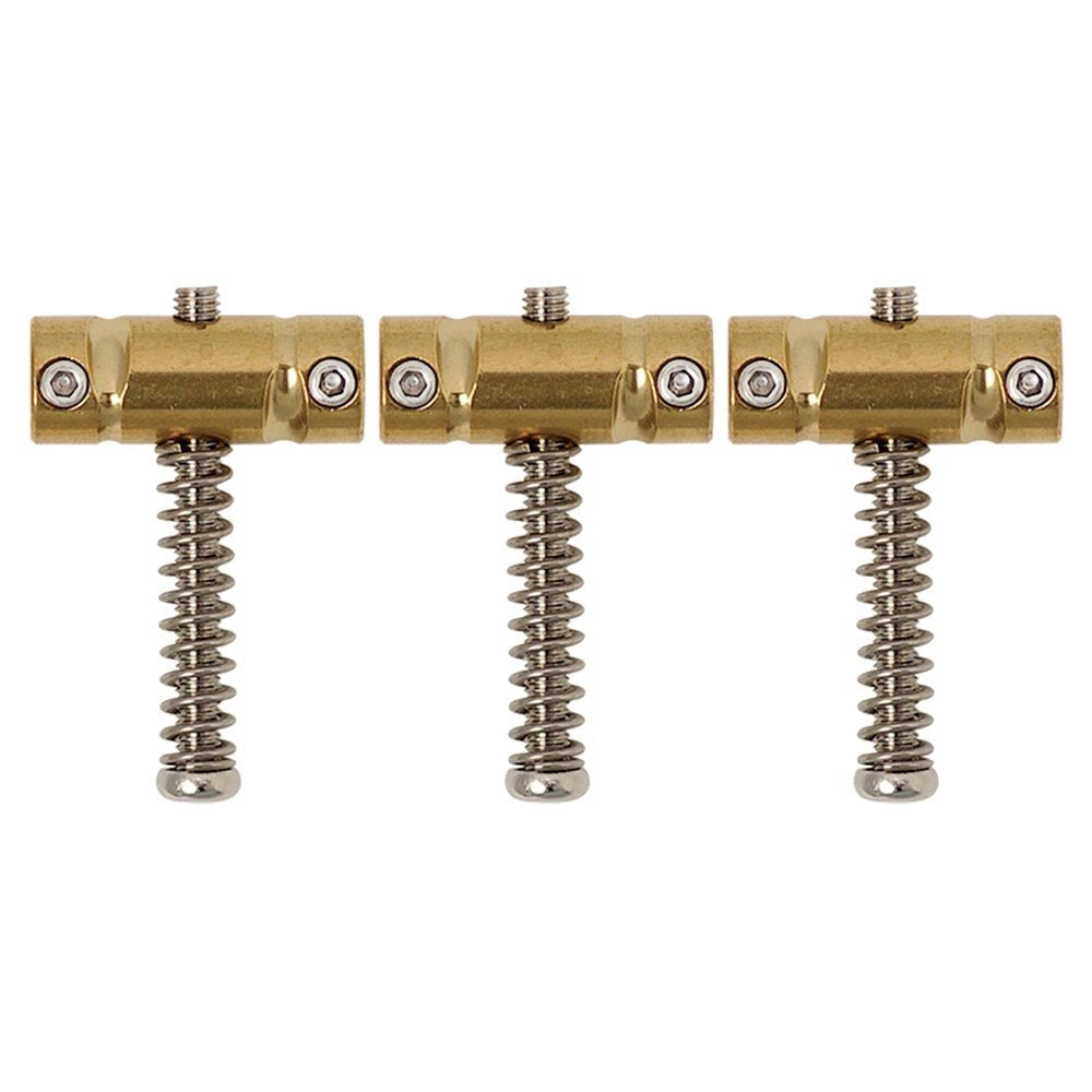 Gotoh In-Tune Compensated Saddles For Tele, Brass, Set of 3