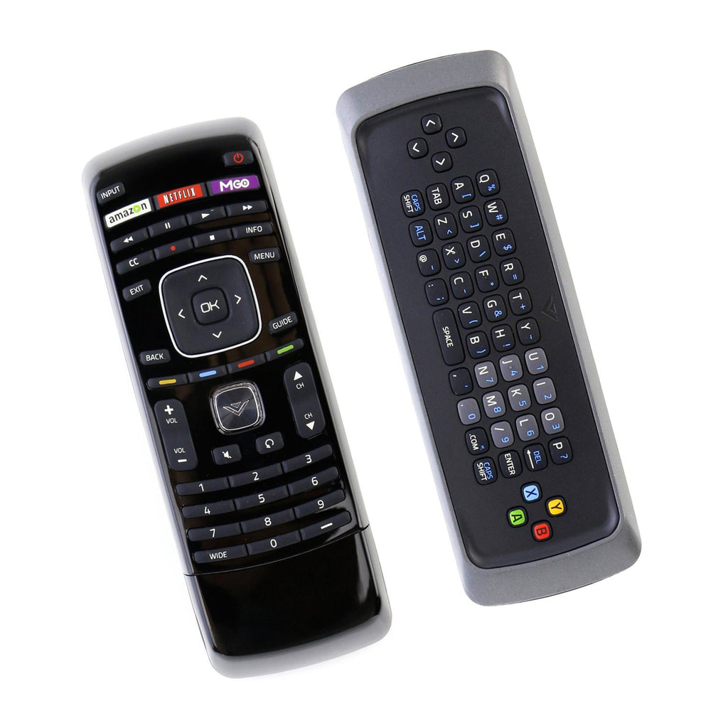 New XRT302 Remote Control QWERTY Dual Keyboard Version fit for Vizio Smart TV M420SL M550VSE E420i-A1 E500i-A1 M420KD M470VSE E552VLE M470sl M550sl M320sl Sb4020ma0m420sl M550SV M370SR M420SR M650VSE