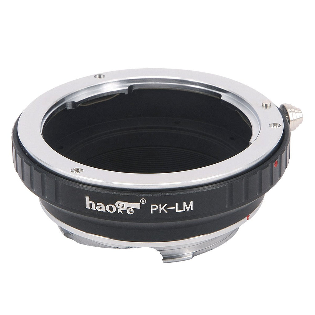 Haoge Lens Mount Adapter for Pentax K PK Mount Lens to Leica M LM Mount Camera Such as M240, M240P, M262, M3, M2, M1, M4, M5, CL, M6, MP, M7, M8, M9, M9-P, M Monochrom, M-E, M, M-P, M10, M-A