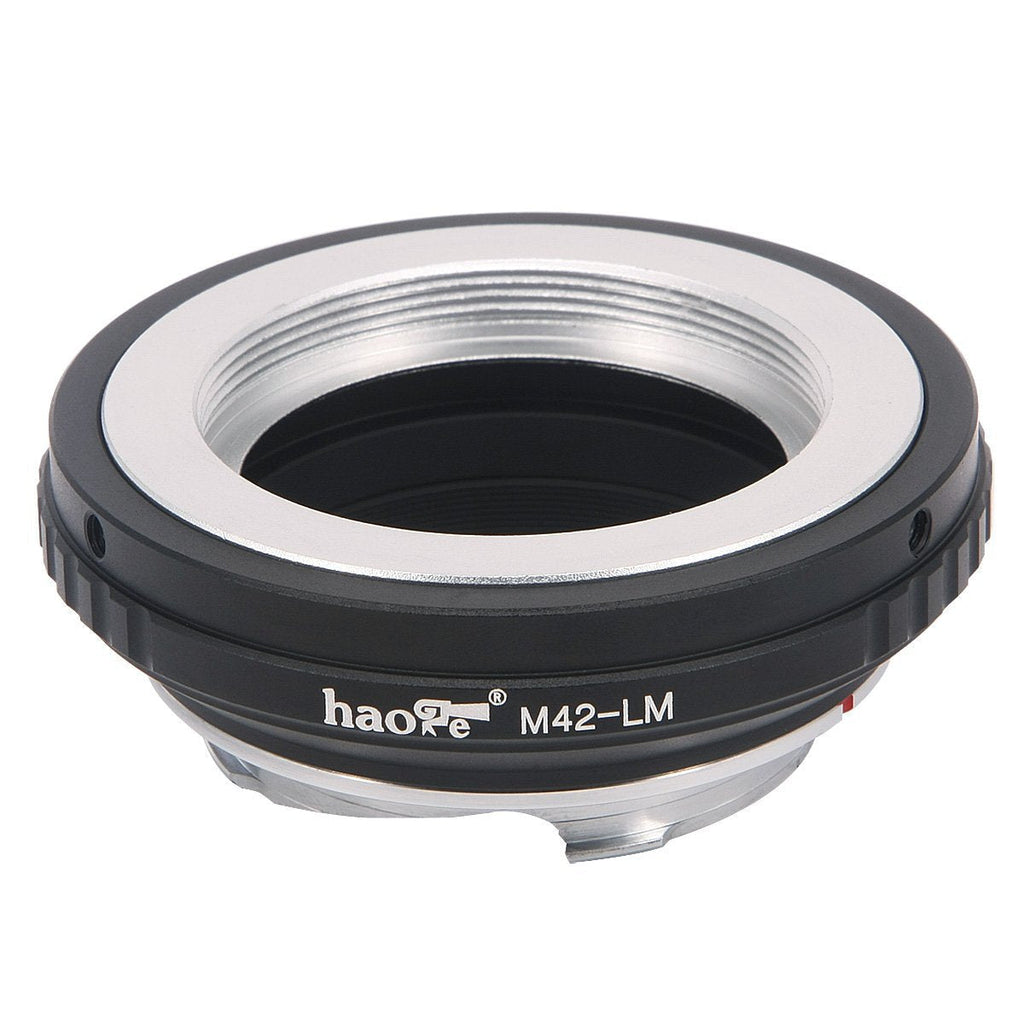 Haoge Lens Mount Adapter for M42 42mm Screw Mount Lens to Leica M LM Mount Camera Such as M240, M240P, M262, M3, M2, M1, M4, M5, M6, MP, M7, M8, M9, M9-P, M Monochrom, M-E, M, M-P, M10, M-A