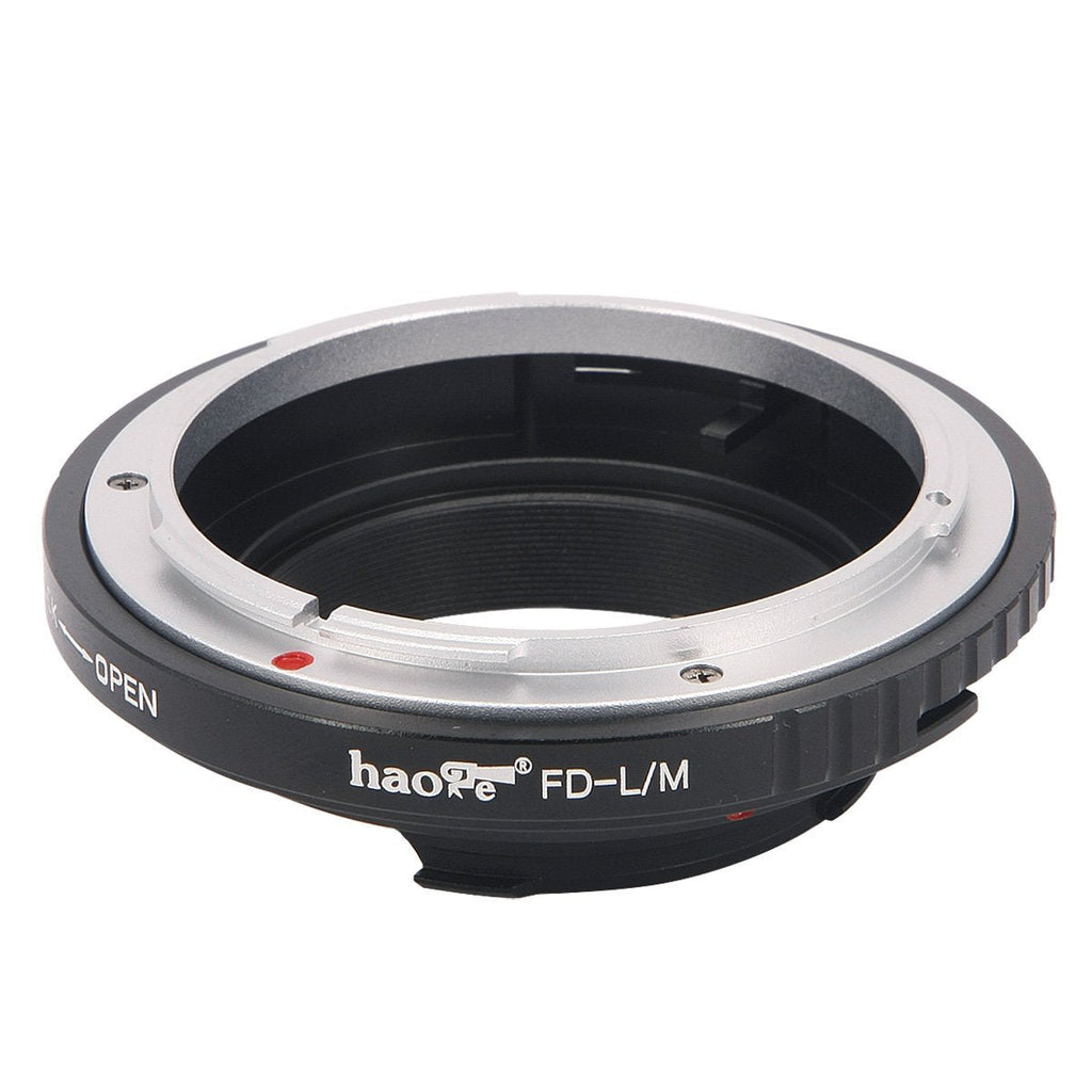 Haoge Lens Mount Adapter for Canon FD Mount Lens to Leica M LM Mount Camera Such as M240, M240P, M262, M3, M2, M1, M4, M5, M6, MP, M7, M8, M9, M9-P, M Monochrom, M-E, M, M-P, M10, M-A