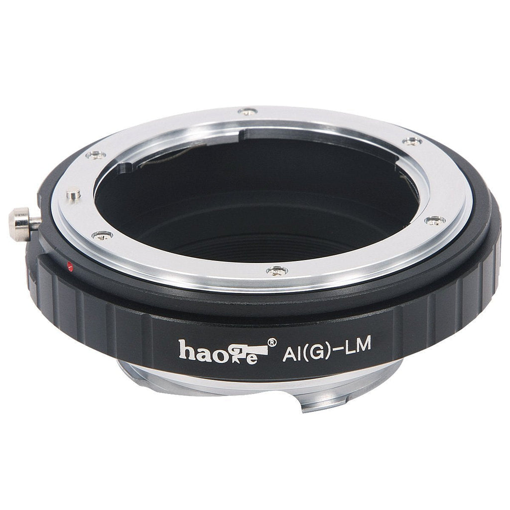 Haoge Lens Mount Adapter for Nikon Nikkor F AI/AIS/G/D Lens to Leica M LM Mount Camera Such as M240, M240P, M262, M3, M2, M1, M4, M5, M6, MP, M7, M8, M9, M9-P, M Monochrom, M-E, M, M-P, M10, M-A