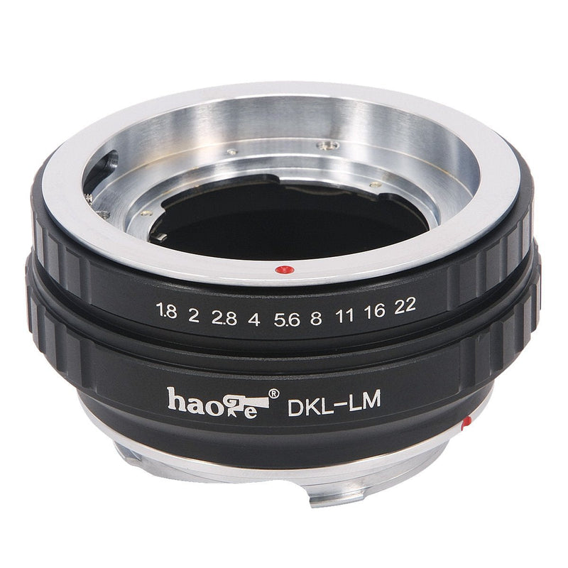 Haoge Lens Mount Adapter for Voigtlander Retina DKL Lens to Leica M LM Mount Camera Such as M240, M240P, M262, M3, M2, M1, M4, M5, M6, MP, M7, M8, M9, M9-P, M Monochrom, M-E, M, M-P, M10, M-A