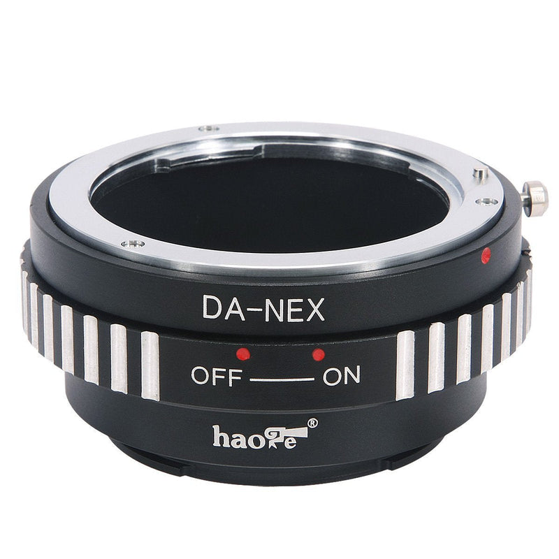 Haoge Lens Mount Adapter for Pentax DA Mount Lens to Sony E Mount NEX Camera Such as a3000 a3500 a5000 a5100 a6000 a6400 a6500 A7 A7R A7S A7II A7RII A7SII A7III A7RIII A9 VG10 VG20 VG30 VG900 FS7 FS5