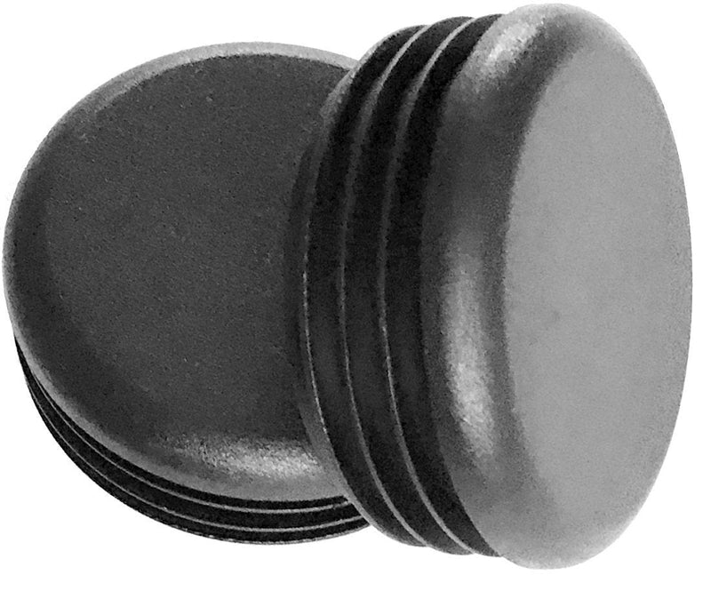 (Pack of 10) 2" Round Cap Plugs (14-20 Gauge 1.84"-1.93" ID) Fencing Post Tubing Plugs, 2 Inch End Caps - Steel Furniture/Chair Leg Pipe Tube Inserts | Fitness Eqpt End Caps | by SBD