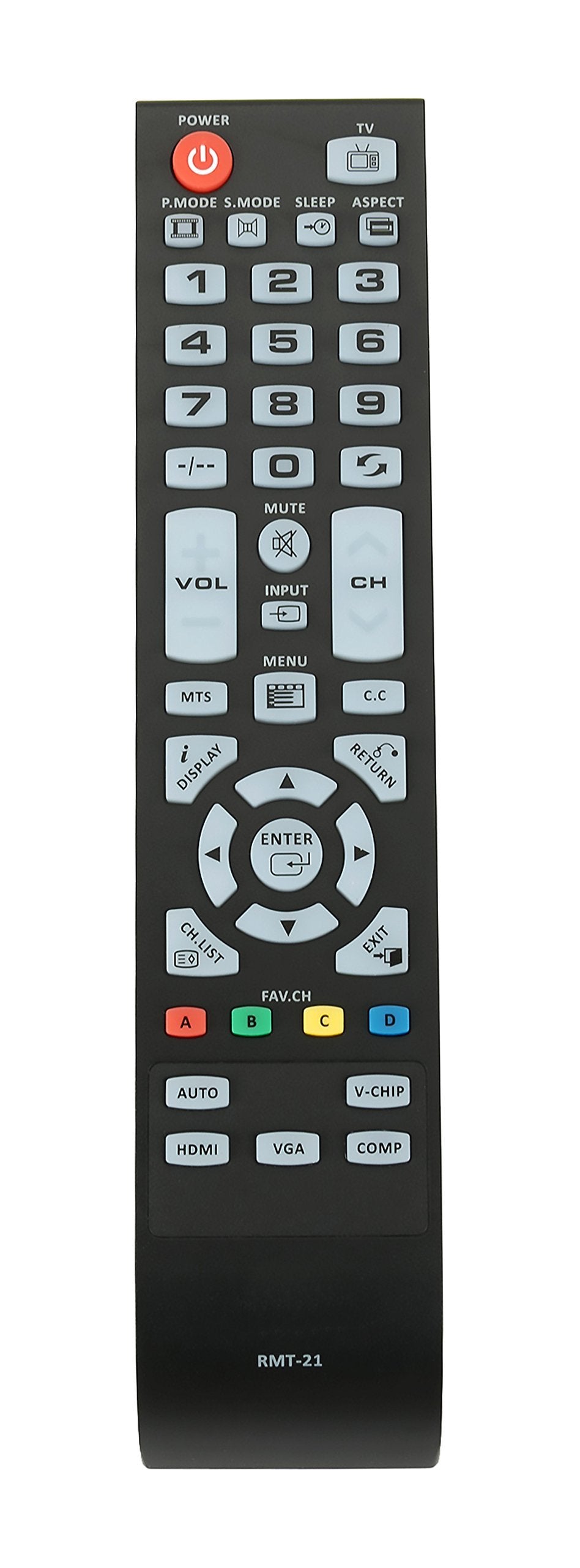 RMT-21 Remote Control fit for Westinghouse TV CW50T9YW CW40T8GW CW40T6DW CW40T6DW CW40T2RW CW40T6DW CW40T8GW