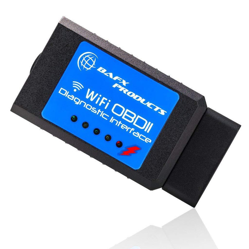 BAFX Products Wireless WiFi (OBDII) OBD2 Scanner & Reader - for iOS / iPhone & Android Devices
