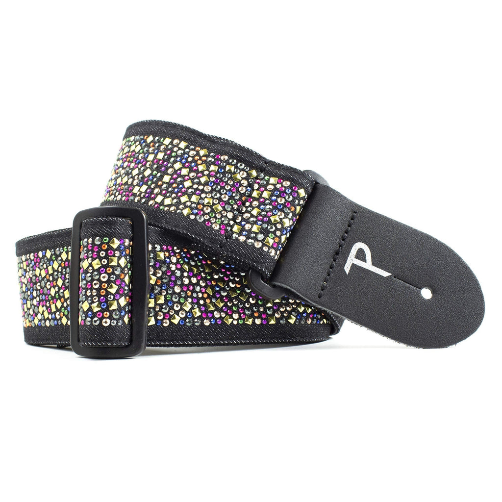 P Perri's Leathers Ltd. Guitar Strap (TWSR-7108) Multi-colored