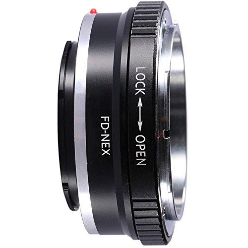 Adapter to Convert Canon FD Mount Lens to Sony E-Mount for Alpha a7, a7S, a7IIK, a7II, a7R II, a6500, a6300, a6000, a5000, a5100, a3000 Mirrorless Digital Camera