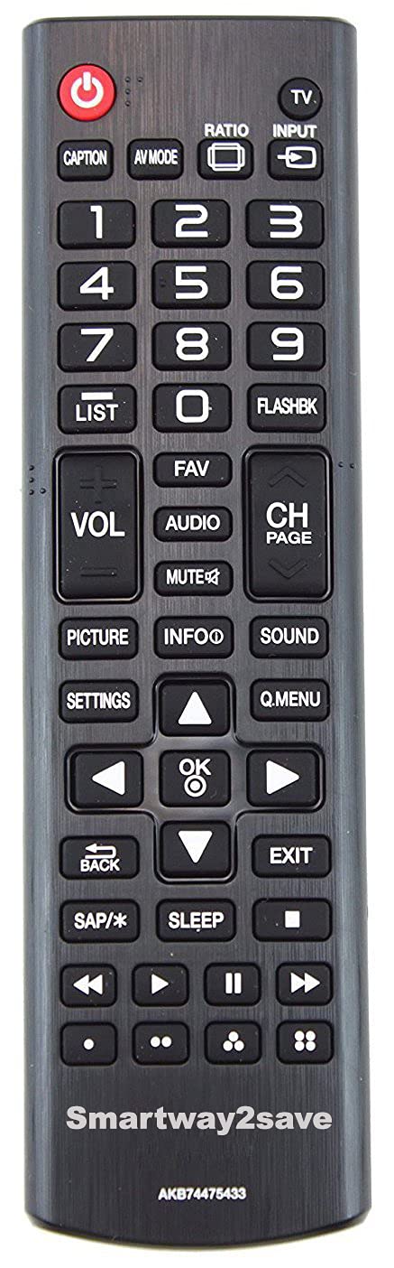 Replacement LG AKB74475433 TV Remote Control