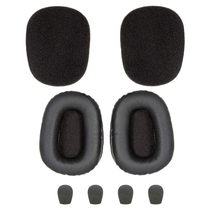 Blue Parrot B450-xt Cushion Kit - Includes Foam and Leatherette Replacement Ear Cushions, Four Foam Windscreens (for B450-XT only - 1st Gen Prior to May 2020) VXI-204019-B