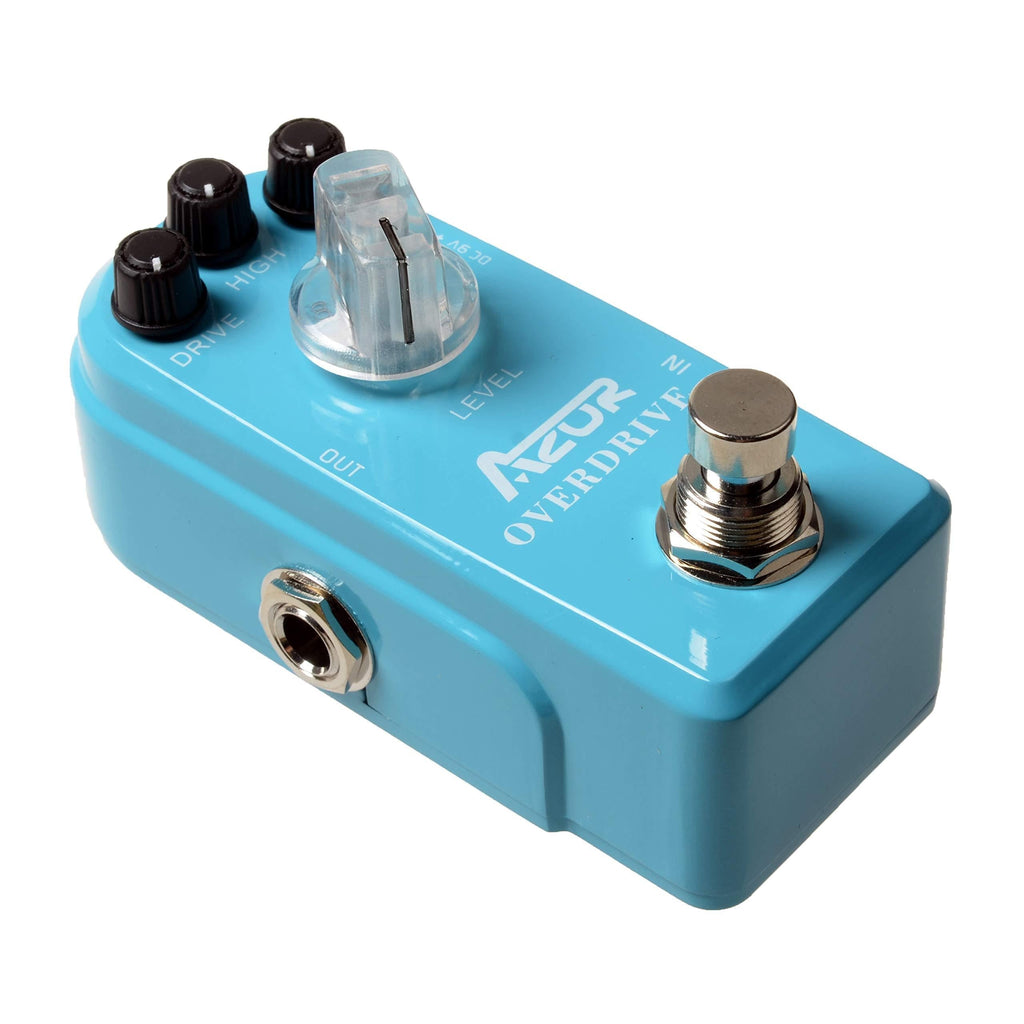 [AUSTRALIA] - AZOR Classical Overdrive Guitar Effect Pedal with True Bypass Blue AP-308 