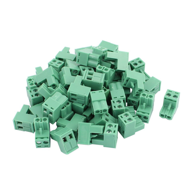 [AUSTRALIA] - uxcell 50Pcs 300V KF2EDGK 5.08mm Pitch 2-Pin PCB Screw Terminal Block Connector 