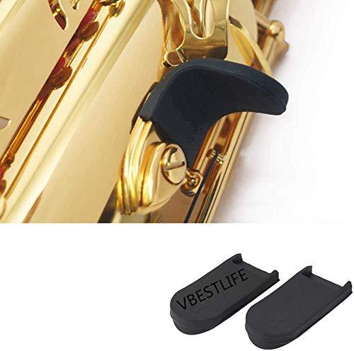 2pcs Saxophone Thumb Rest, Rubber Sax Gel Cushion Pad, Instruments Accessories