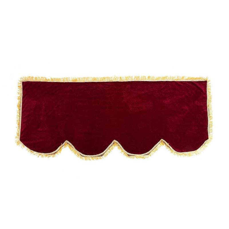 Piano Keyboard Dust Cover Velvet Decorated Cover for 61/88 Keys Keyboard Burgundy-88key Oversize